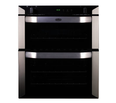 BELLING  BI70G Gas Built-under Double Oven - Stainless Steel